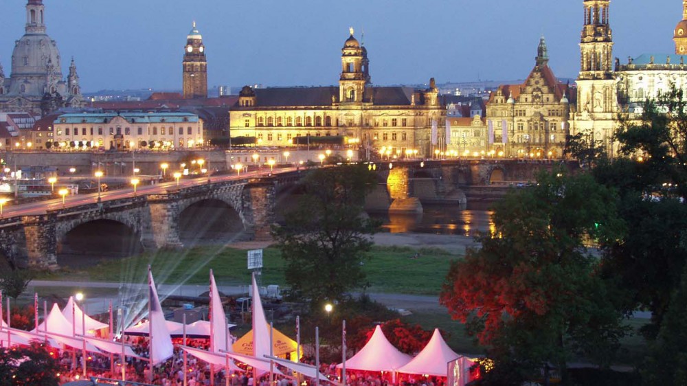 Elbsegler Chillout mit Frauenkirche und Schloss