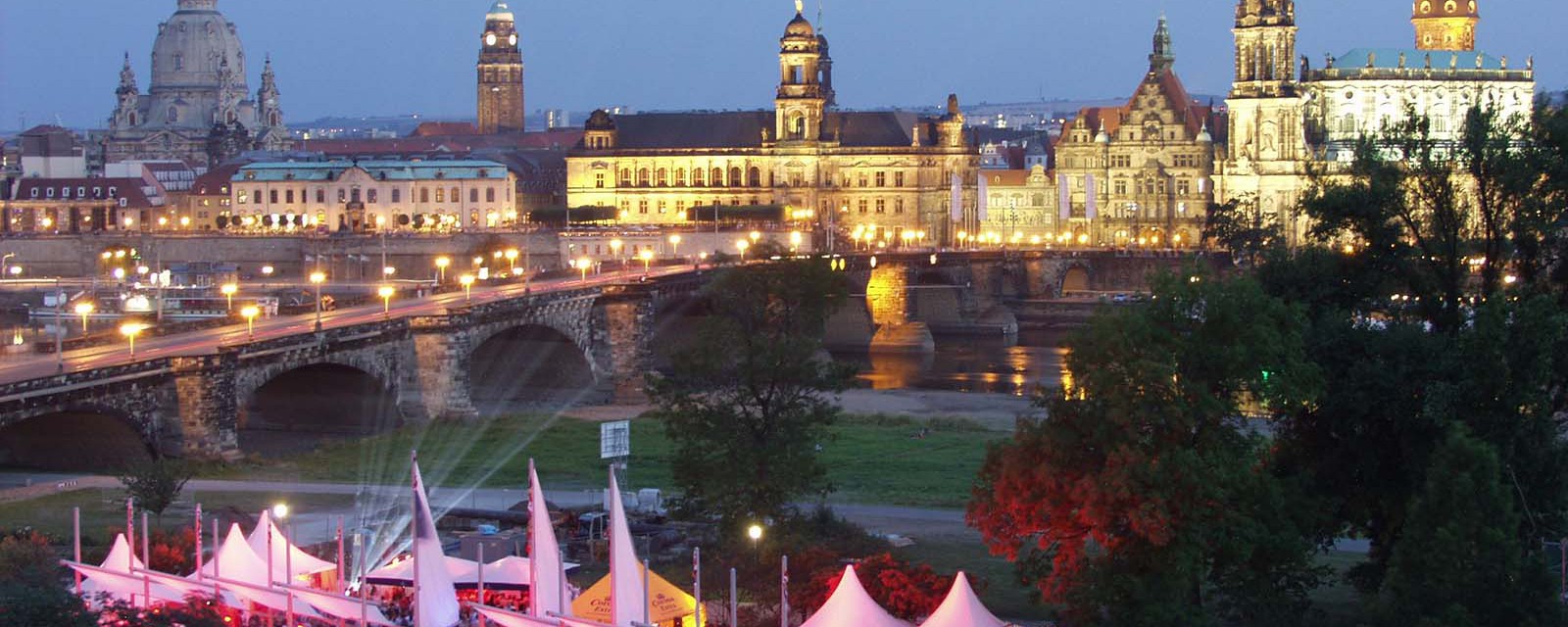 Elbsegler Chillout mit Frauenkirche und Schloss